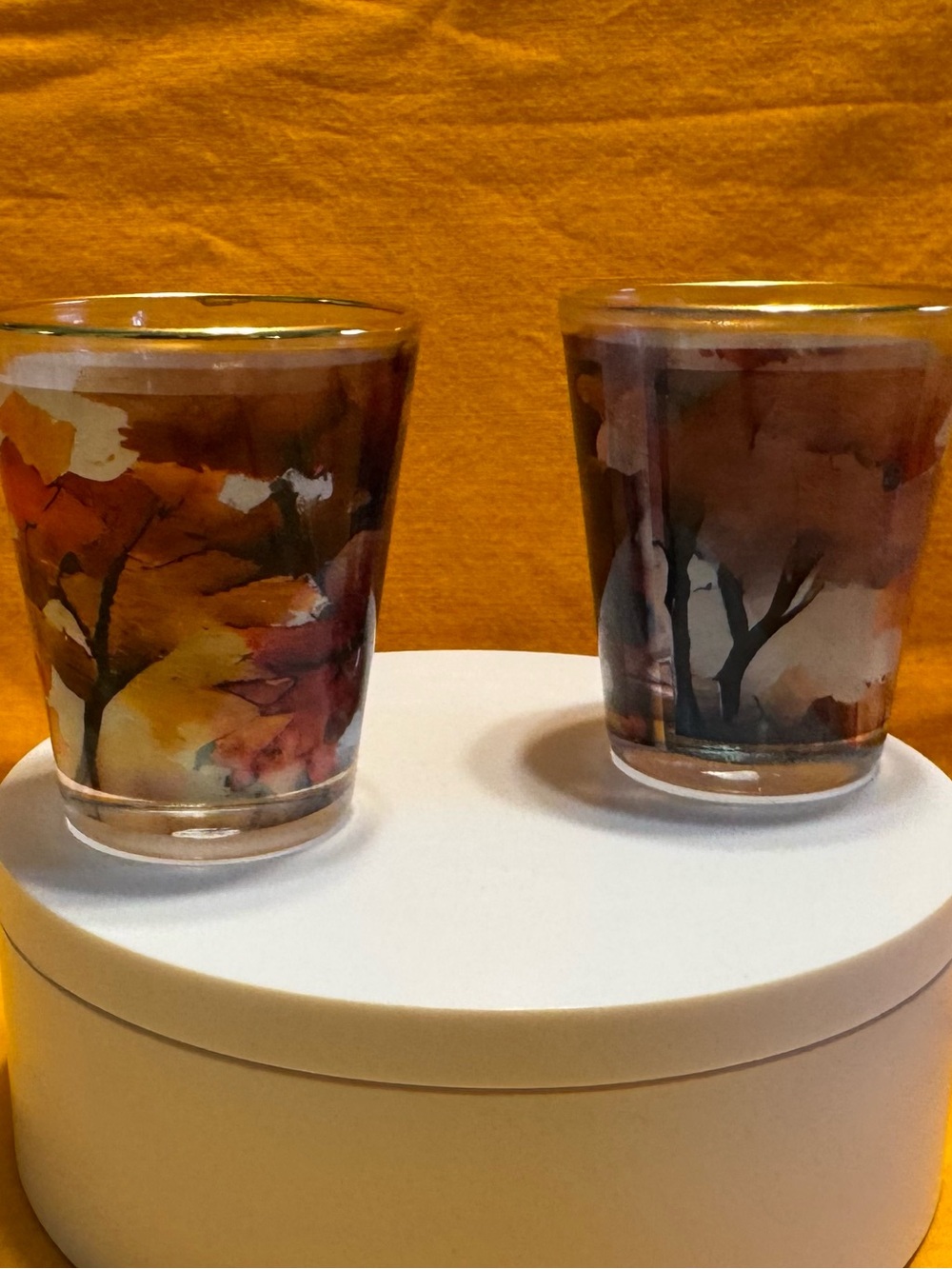 Autumn Tree Shot Glass - Set of 2